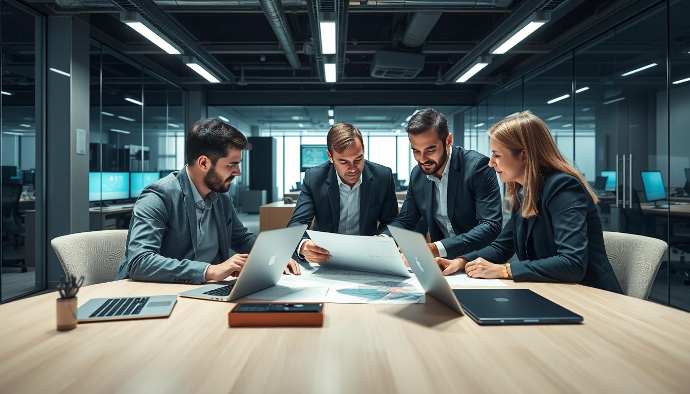 Business software planning session